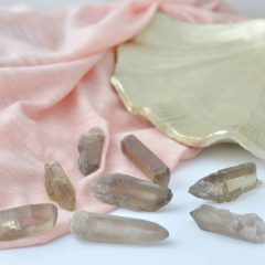 Lemurian smoky quartz