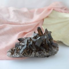 Smoky quartz cluster #4