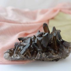 Smoky quartz cluster #4