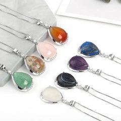 Verižica Tigrovo oko - Teardrop