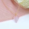 Verižica Rose Quartz – oblika diamanta 1
