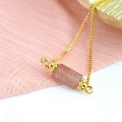 Zapestnica Jagodni kremen roževec – kolekcija Diva