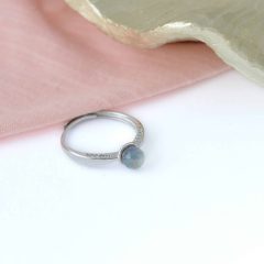 Prstan Labradorit Kristalčki