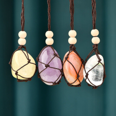 Makrame verižica lapis lazuli – ročno delo