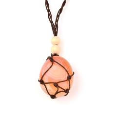 Makrame verižica Karneol – ročno delo